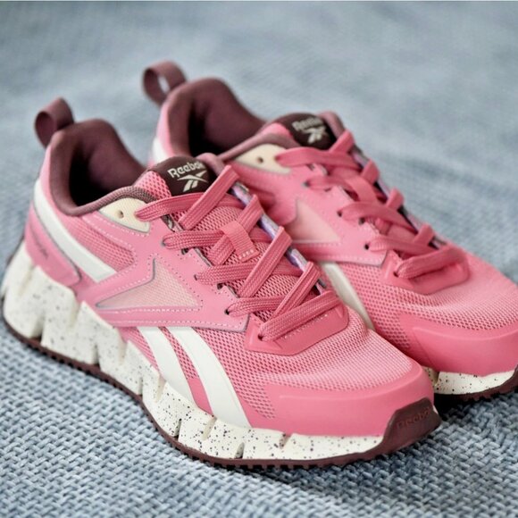 NEW Size: 7 Women | Reebok Floatzig Running Shoes, Color: Pink/Warm Beige - Picture 1 of 15